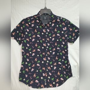 Denim & Flower Ricky Singh Christmas button down - Sleigh Bells Ring